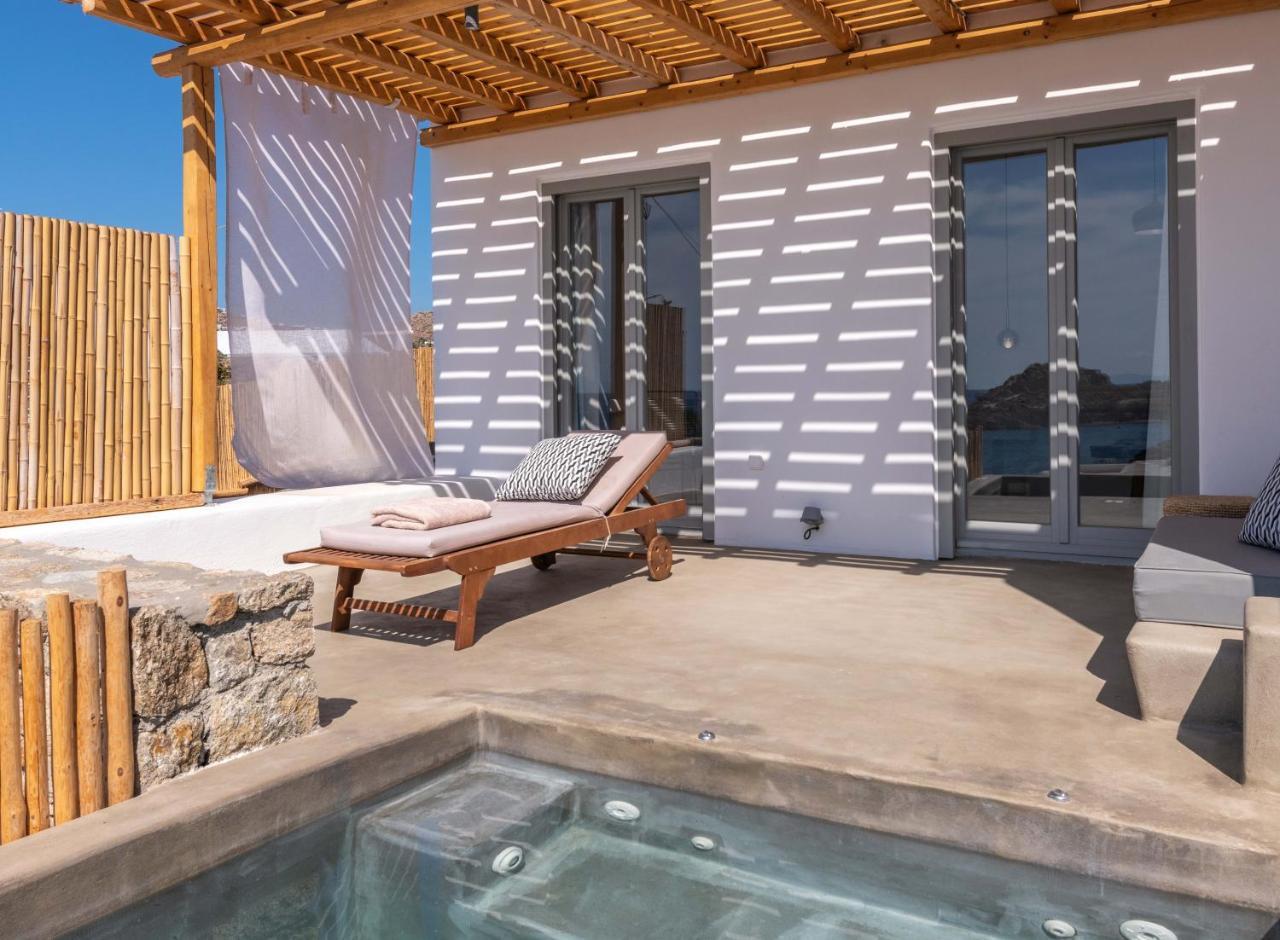 Trinity Mykonos - Beachfront Villa Platys Gialos  Bagian luar foto