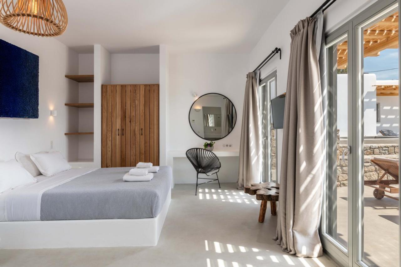 Trinity Mykonos - Beachfront Villa Platys Gialos  Bagian luar foto
