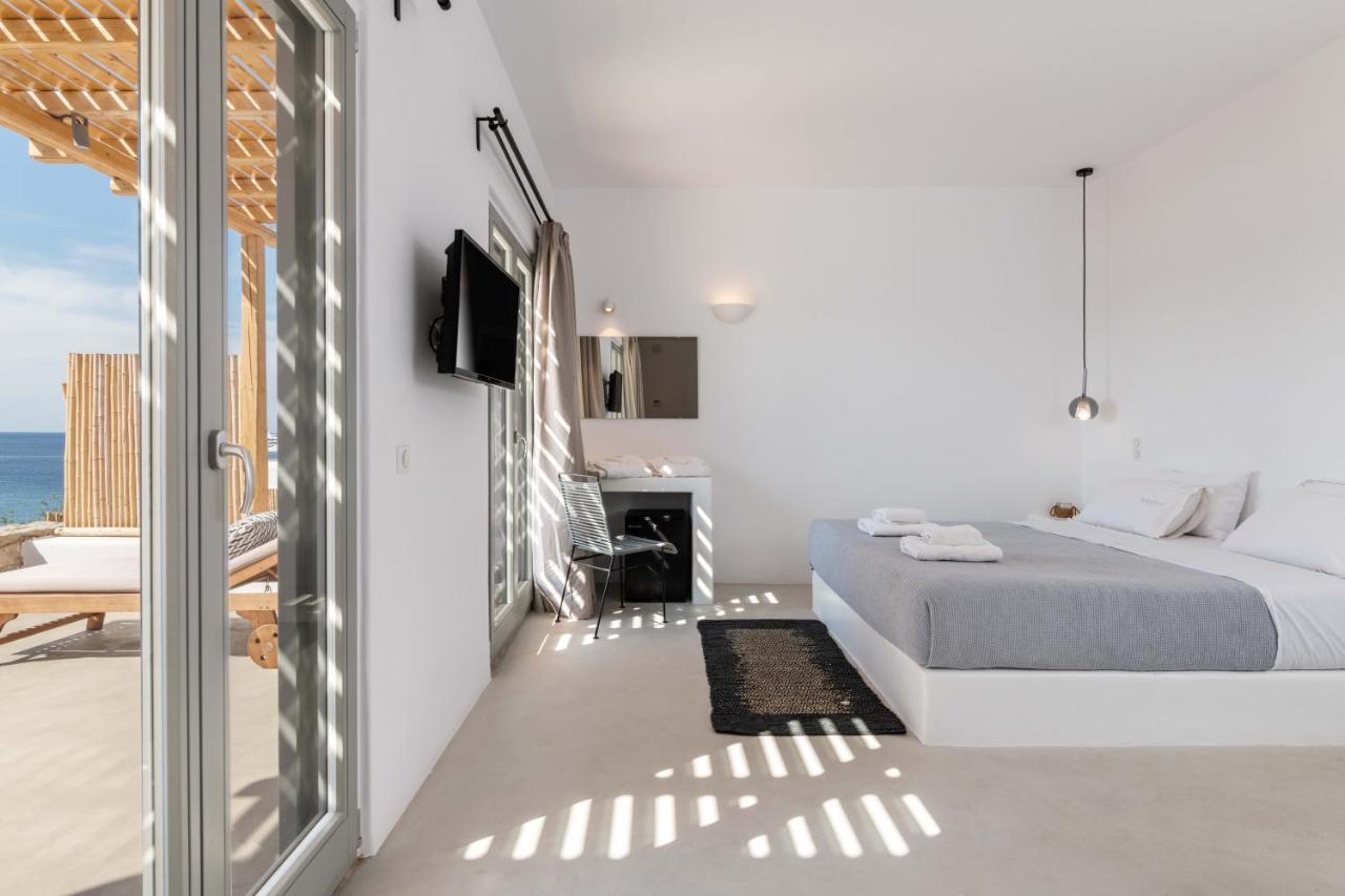 Trinity Mykonos - Beachfront Villa Platys Gialos  Bagian luar foto