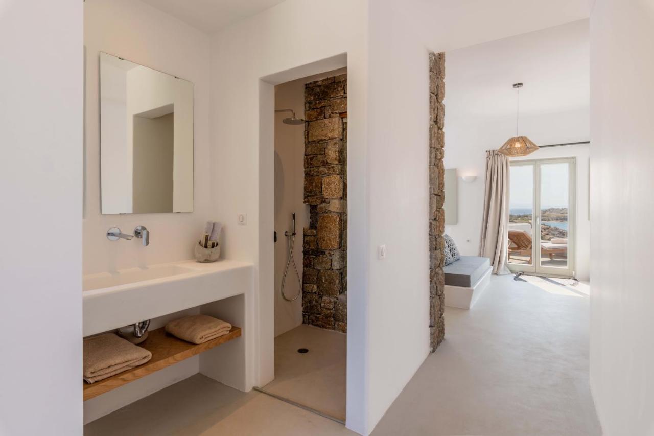 Trinity Mykonos - Beachfront Villa Platys Gialos  Bagian luar foto