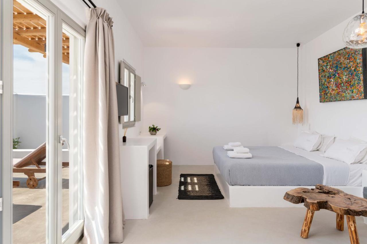 Trinity Mykonos - Beachfront Villa Platys Gialos  Bagian luar foto