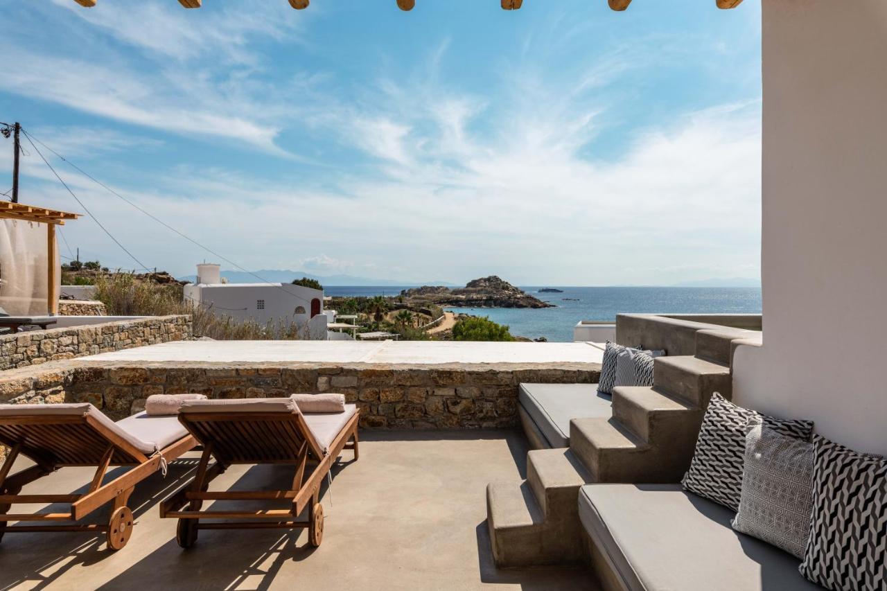 Trinity Mykonos - Beachfront Villa Platys Gialos  Bagian luar foto