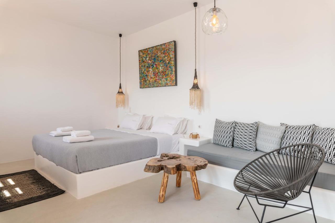 Trinity Mykonos - Beachfront Villa Platys Gialos  Bagian luar foto