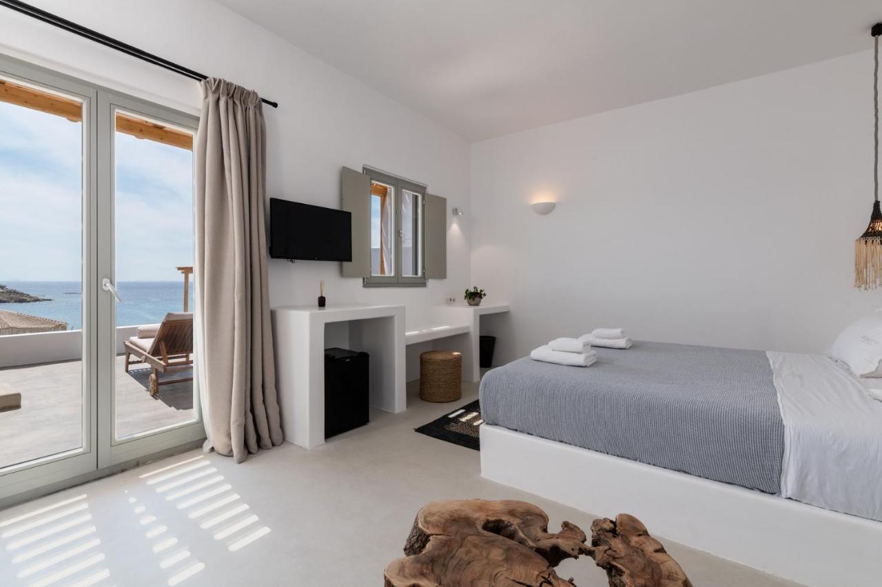 Trinity Mykonos - Beachfront Villa Platys Gialos  Bagian luar foto